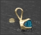 Preview: Anhänger 585 Gold london-blue Topas 4,5,6,7mm